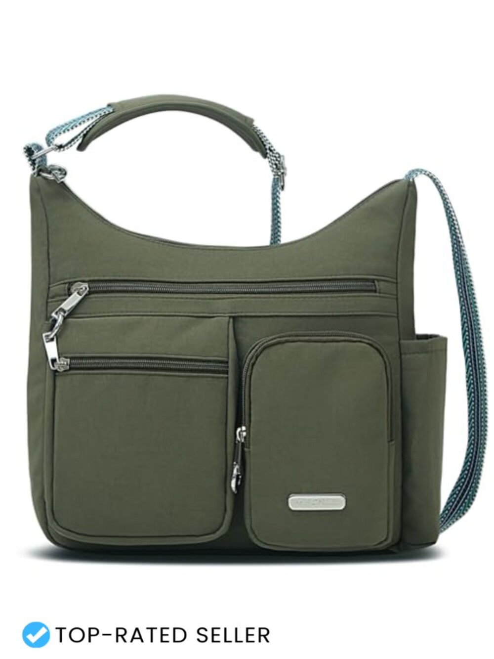 Anti Theft Crossbody Bag Waterproof Nylon Travel Purse Multi Pocket
